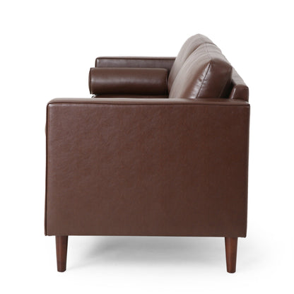 Malinta Contemporary Tufted 3 Seater Sofa by Christopher Knight Home - 82.25 L x 33.00 W x 33.00 H