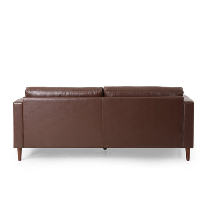 Malinta Contemporary Tufted 3 Seater Sofa by Christopher Knight Home - 82.25 L x 33.00 W x 33.00 H