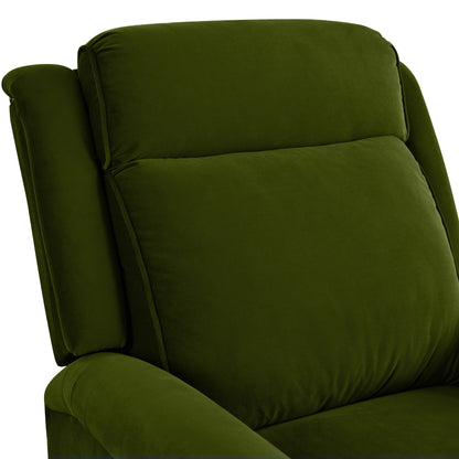 Marloo Modern Swivel Velvet Recliner Chair by Christopher Knight Home