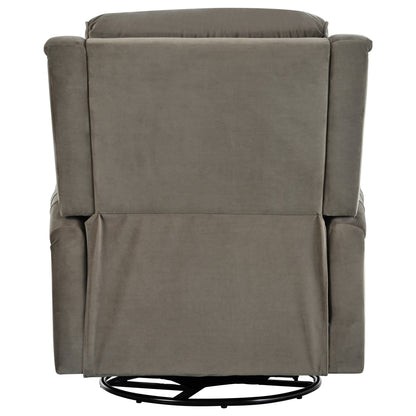 Marloo Modern Swivel Velvet Recliner Chair by Christopher Knight Home