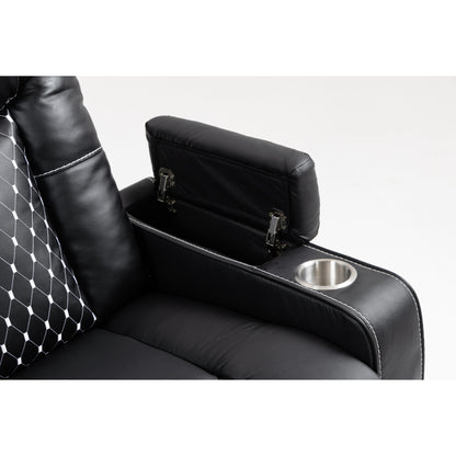 Massage Lift Recliner with Dual Remotes, Wireless Charging & Cup Holder