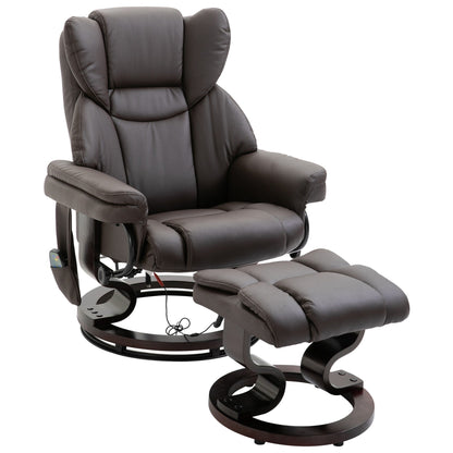 Massage Recliner Chair with Ottoman Footrest