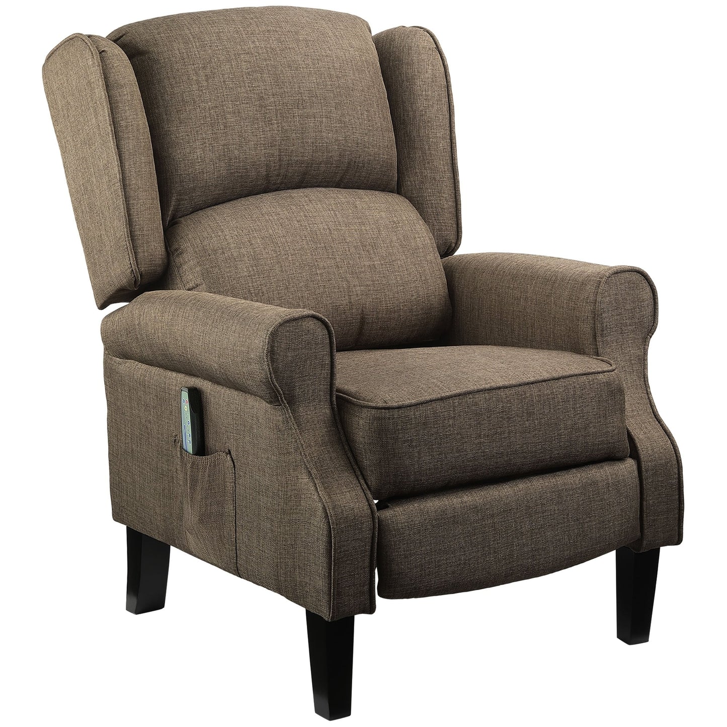 Massage Recliner Sofa with Heat Function, Remote Control