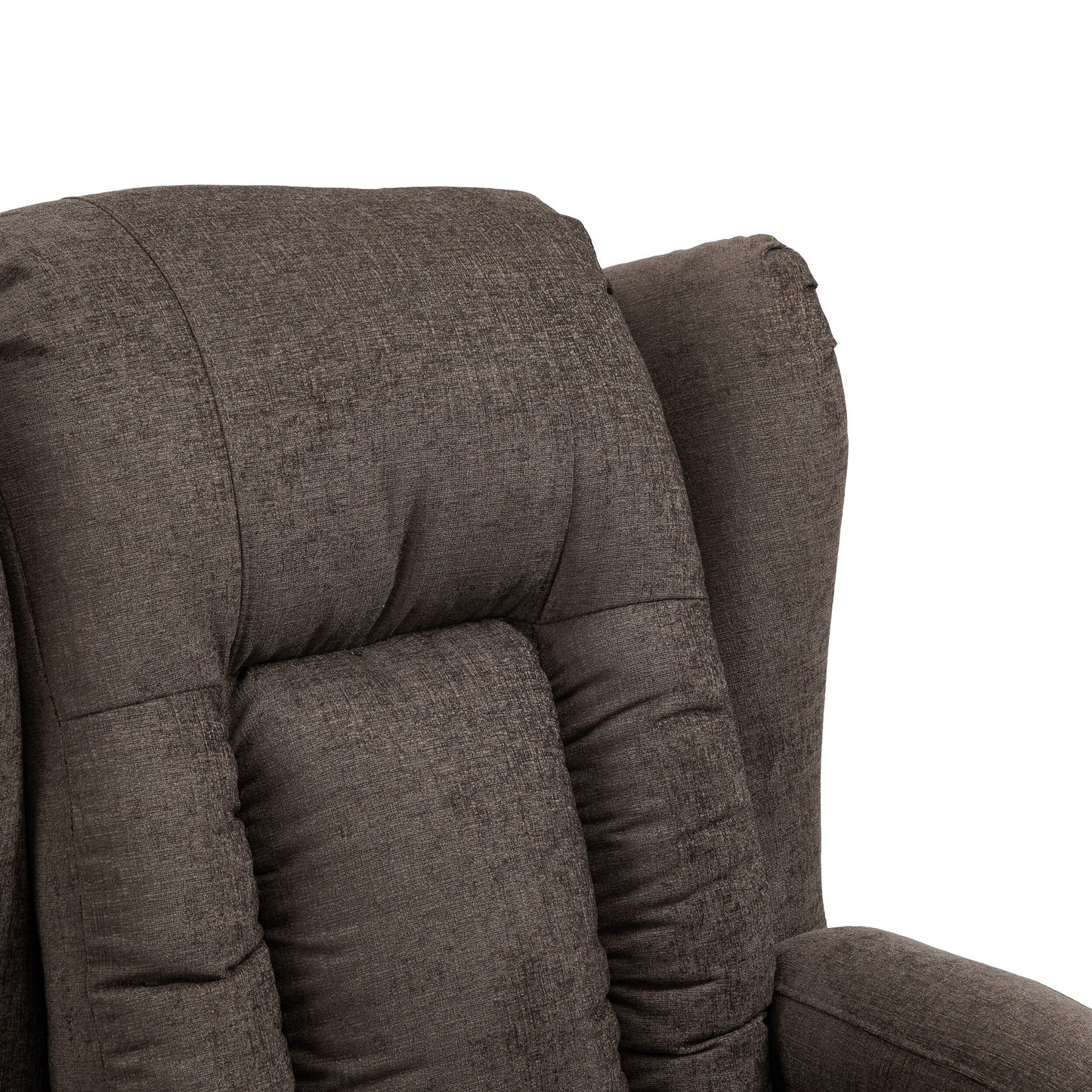 Massage Recliner with Heating, 5 Modes, Cup Holders, Remote Control, and Manual Reclining Feature