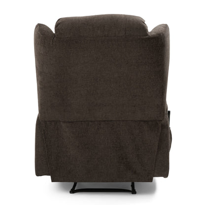 Massage Recliner with Heating, 5 Modes, Cup Holders, Remote Control, and Manual Reclining Feature