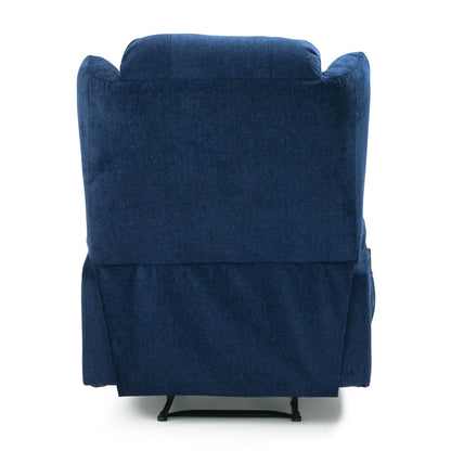 Massage Recliner with Heating, 5 Modes, Cup Holders, Remote Control, and Manual Reclining Feature