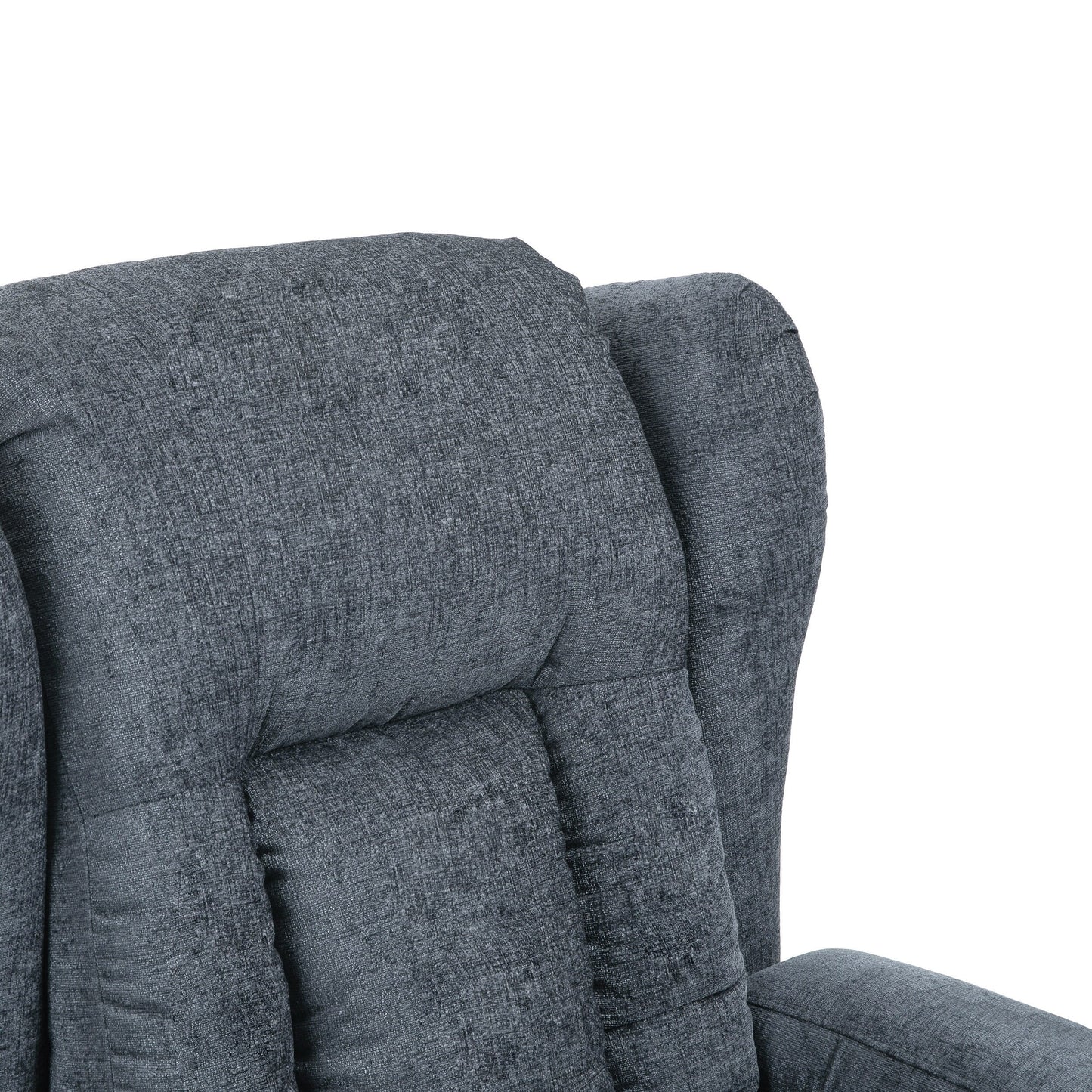Massage Recliner with Heating, 5 Modes, Cup Holders, Remote Control, and Manual Reclining Feature