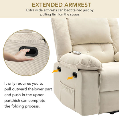 Massage Recliner,Power Lift Chair for Elderly