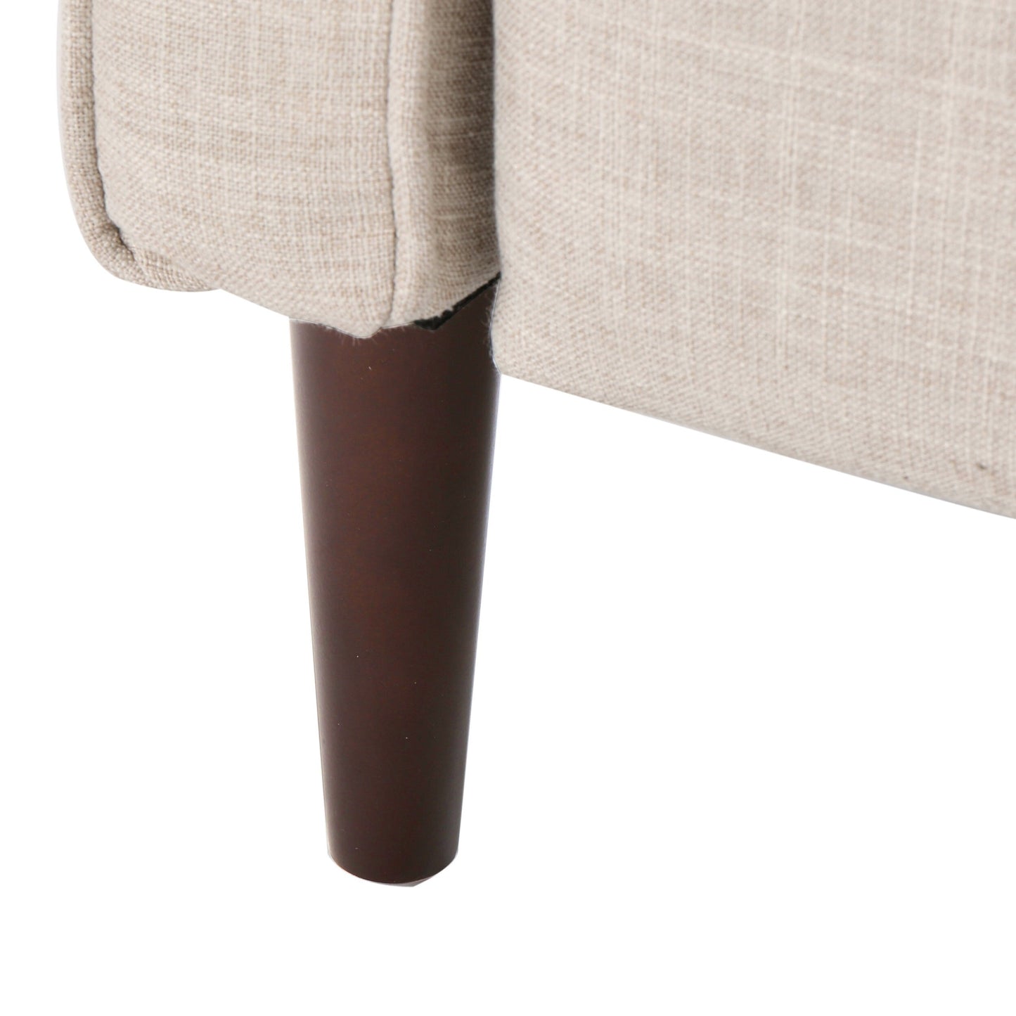 Mervynn Mid-Century Modern Button Tufted Fabric Recliner by Christopher Knight Home