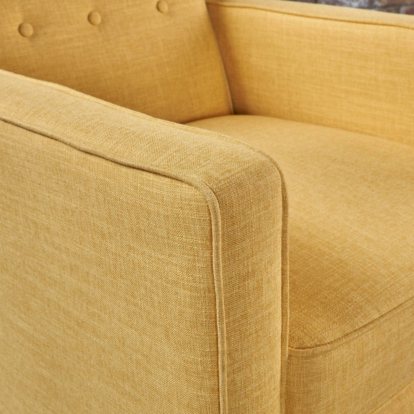 Mervynn Mid-Century Modern Button Tufted Fabric Recliner by Christopher Knight Home