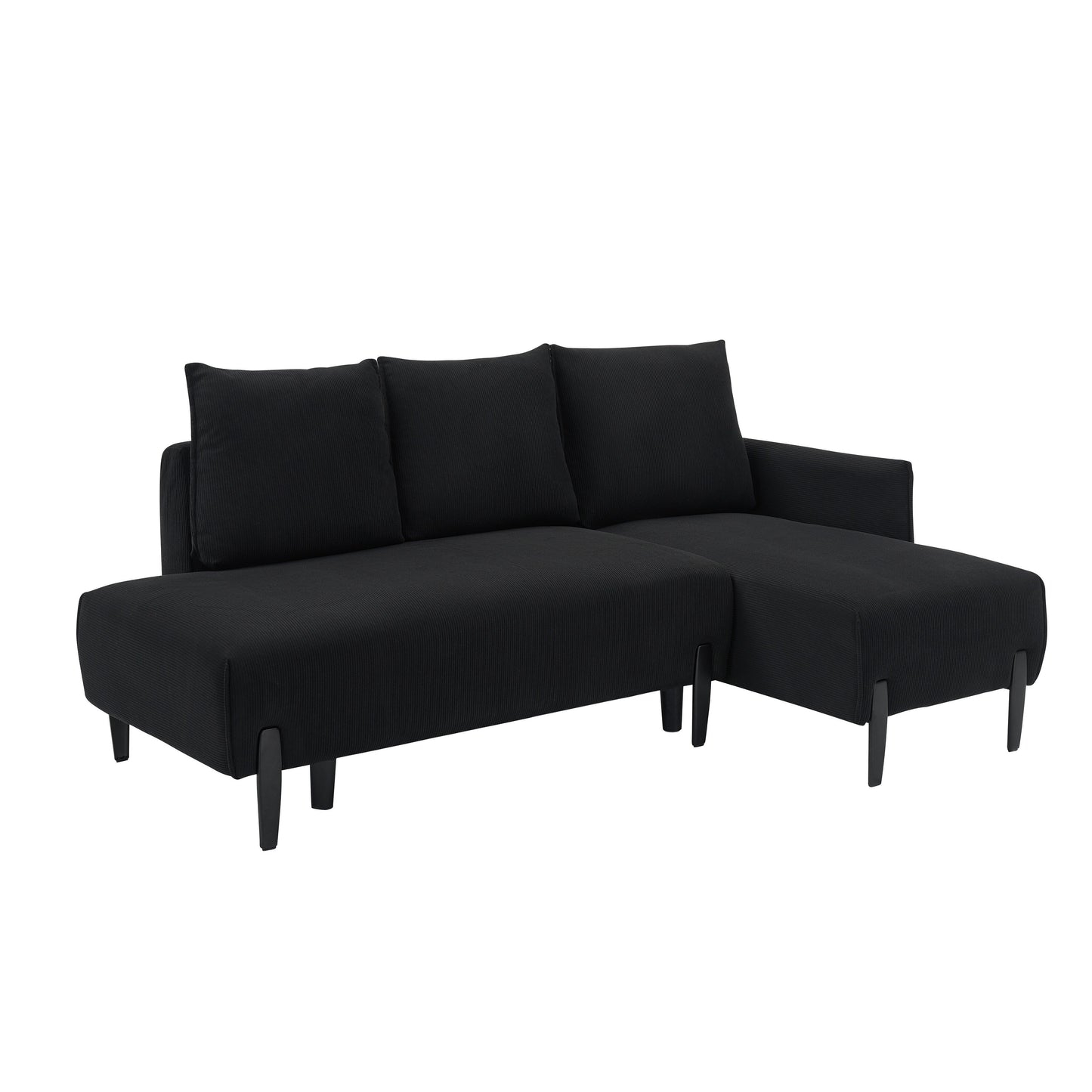 Mid-Century Modern Velvet Sofa - 79.50 Inches Long, Comfortable Love Seat for Small Spaces