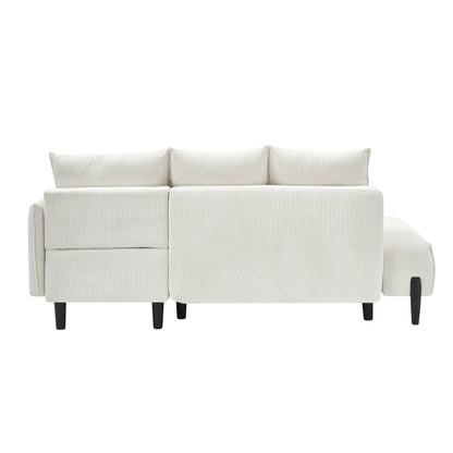 Mid-Century Modern Velvet Sofa - 79.50 Inches Long, Comfortable Love Seat for Small Spaces
