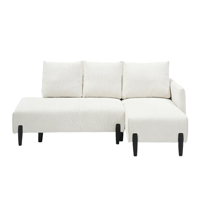 Mid-Century Modern Velvet Sofa - 79.50 Inches Long, Comfortable Love Seat for Small Spaces