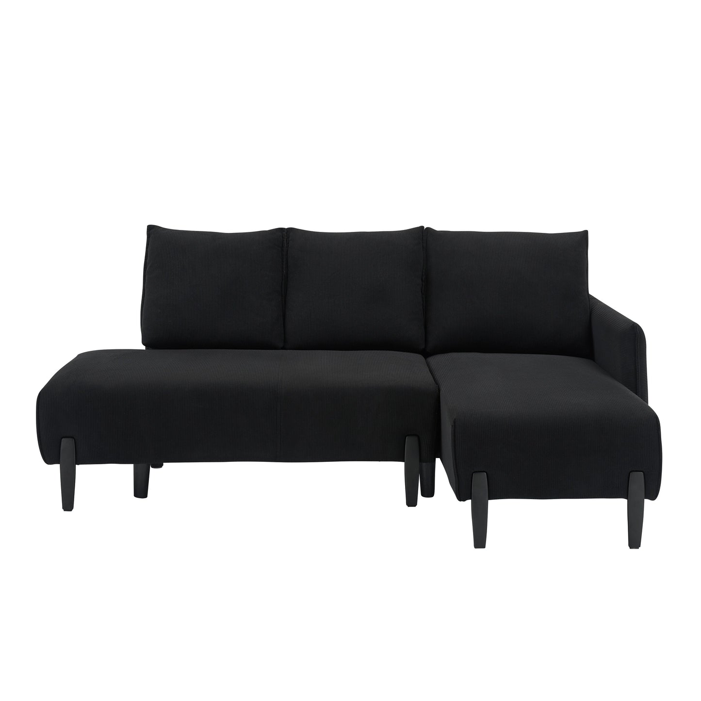 Mid-Century Modern Velvet Sofa - 79.50 Inches Long, Comfortable Love Seat for Small Spaces