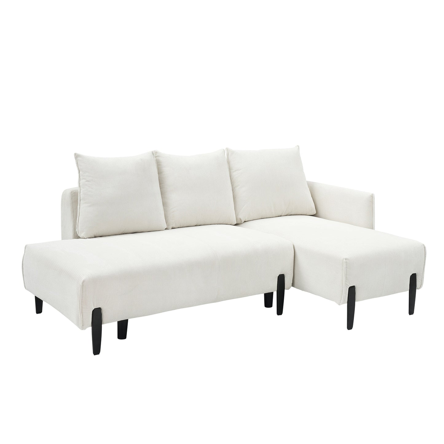 Mid-Century Modern Velvet Sofa - 79.50 Inches Long, Comfortable Love Seat for Small Spaces