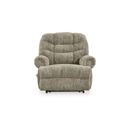 Mikey Manual Recliner Chair, Zero Wall, Plush Taupe Polyester Velvet