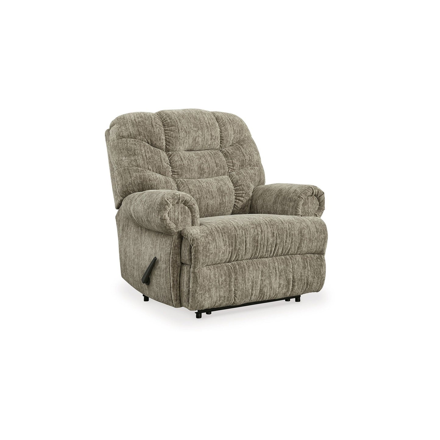 Mikey Manual Recliner Chair, Zero Wall, Plush Taupe Polyester Velvet