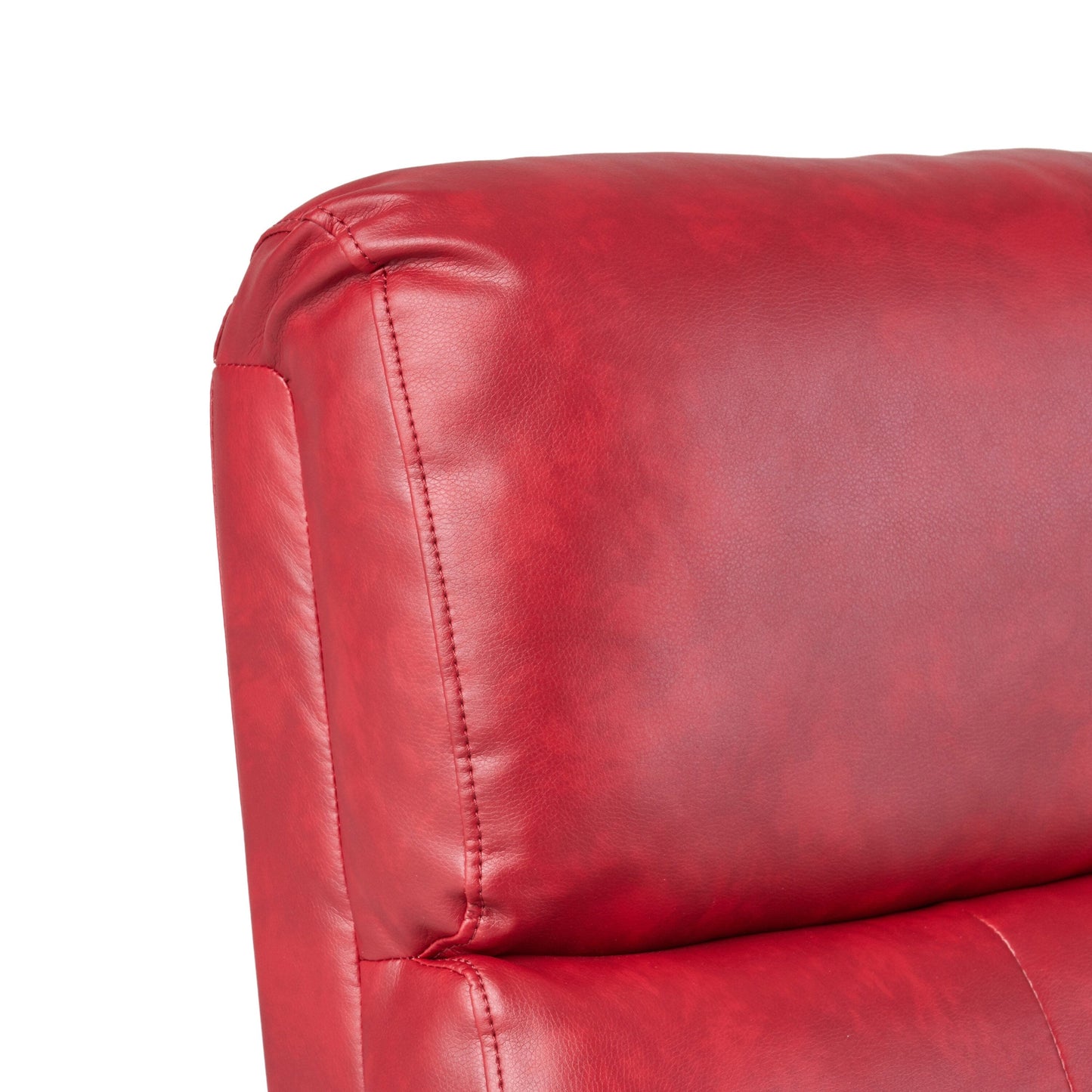 Minimalist Lever?Action Recliner Chair with Smooth Upholstery