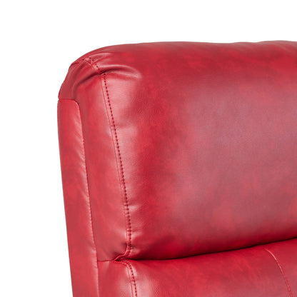 Minimalist Lever?Action Recliner Chair with Smooth Upholstery