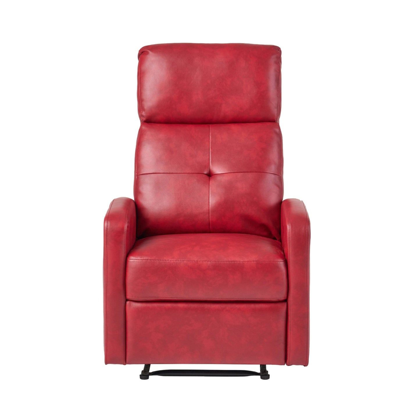 Minimalist Lever?Action Recliner Chair with Smooth Upholstery