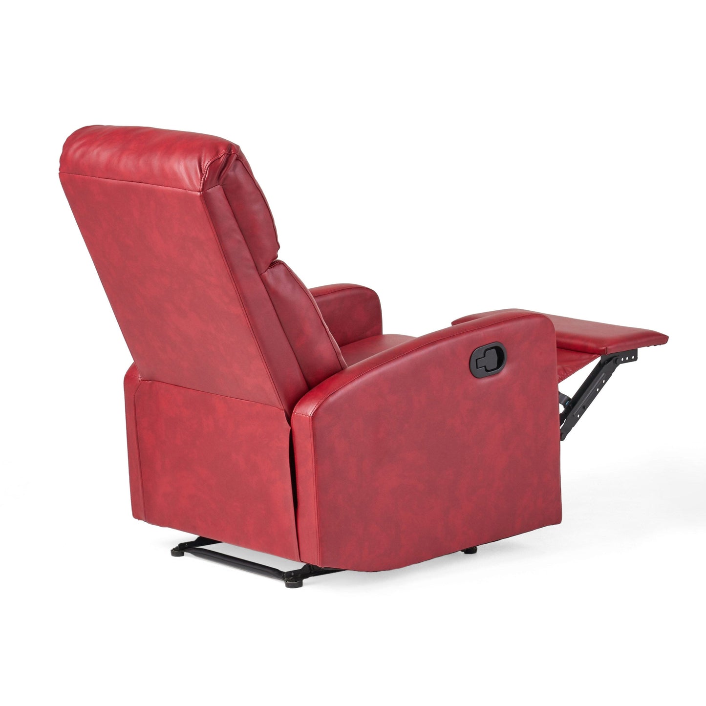 Minimalist Lever?Action Recliner Chair with Smooth Upholstery