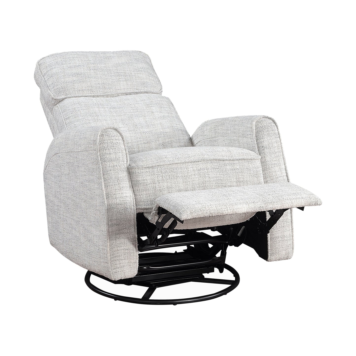 Miralina Fabric Swivel Glider Manual Reclining Chair