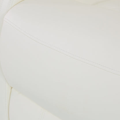 Modern Breathing Leather Recliner Chair with Ambient Lighting and USB-Powered LED