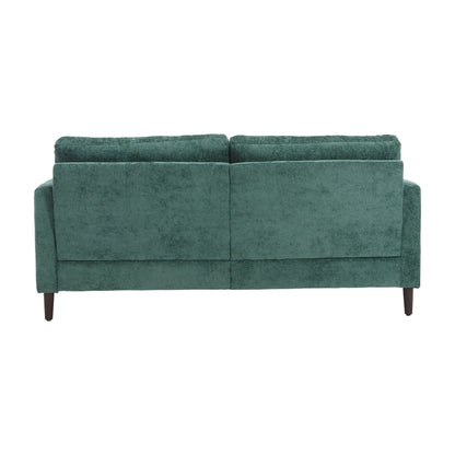 Modern Chenille Fabric Loveseat, 2-Seat Upholstered Loveseat Sofa