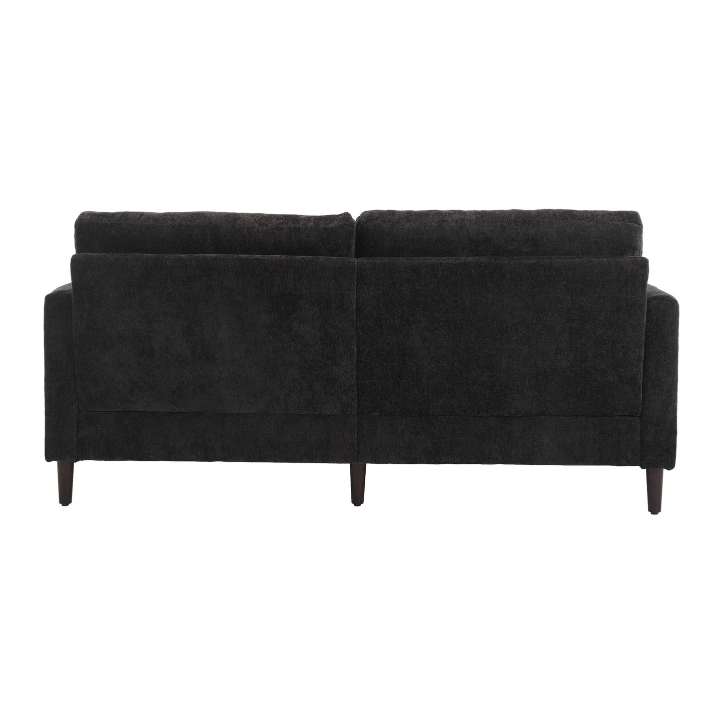 Modern Chenille Fabric Loveseat, 2-Seat Upholstered Loveseat Sofa