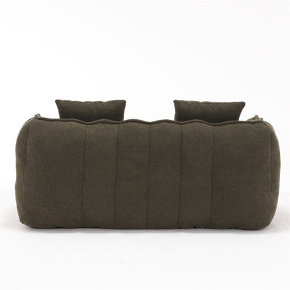 Modern Chenille Recliner Sofa with High Resilience Foam