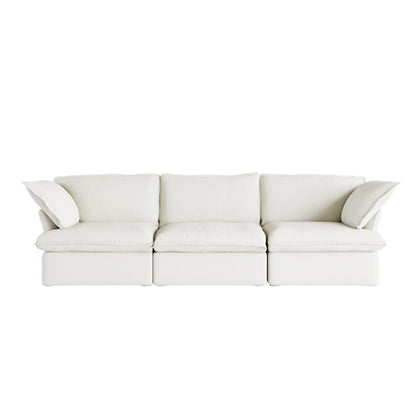 Modern Comfy Cloud Sofa Couch, Minimalist Down-Filled Sectional Sofas Couches, Cushion Covers Removable