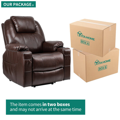 Modern Electric Lift Power Recliner Chair Heated Massage Sofa Lounge