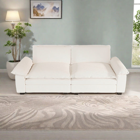 Modern Fabric 2-Seater Sofa for Living Room and Bedroom,Offices and Apartments