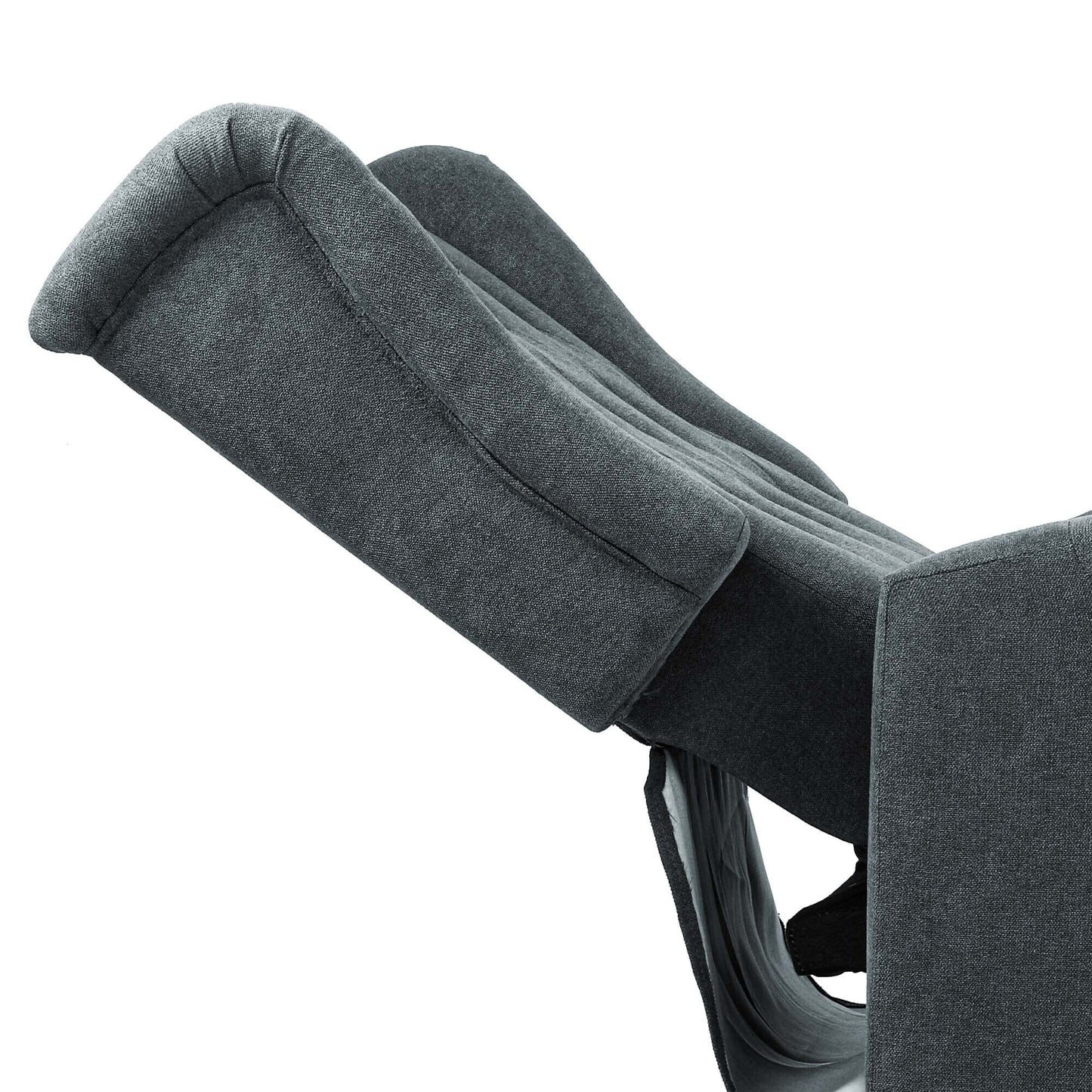 Modern Fabric Recliner Chair Push Back Sofa Chair