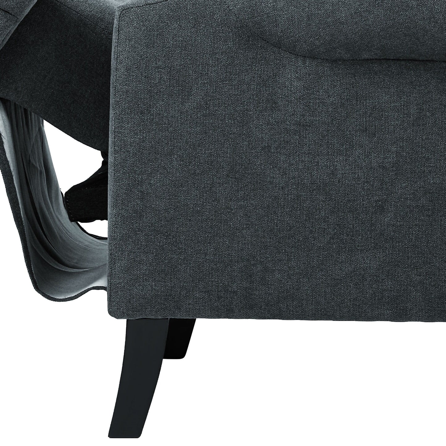 Modern Fabric Recliner Chair Push Back Sofa Chair