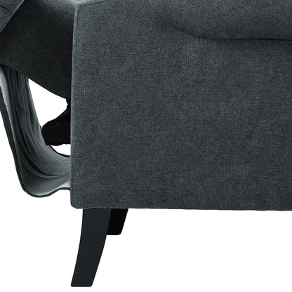 Modern Fabric Recliner Chair Push Back Sofa Chair