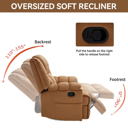 Modern Fabric Recliner