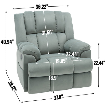 Modern Fabric Recliner
