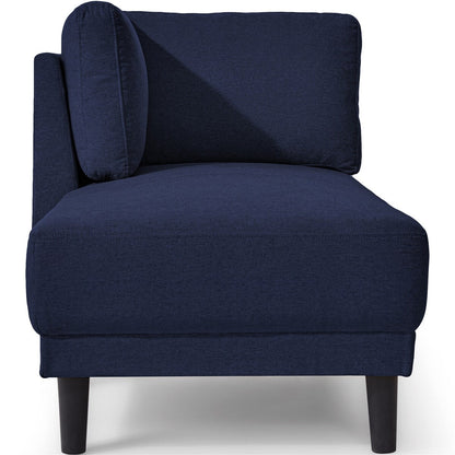 Modern Linen Fabric Corner Lounge Chair by Harper&Bright Designs