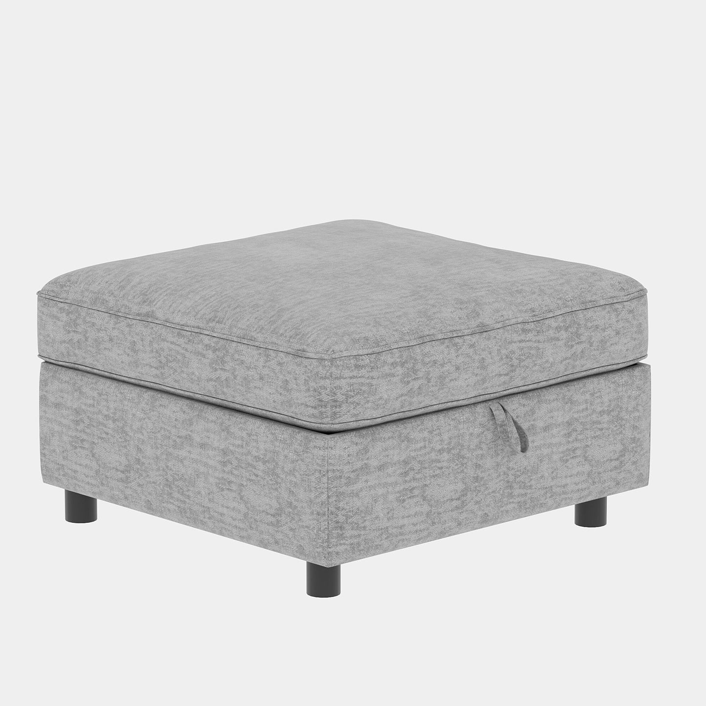 Modular Fabric Sectional Sofa Convertible Sofa Bed Set Sleeper Sofa with Storage Seats for Living Room