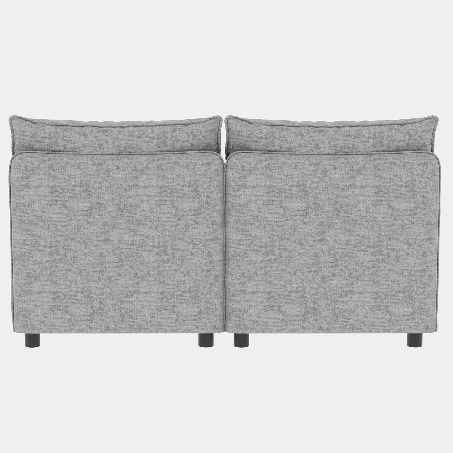 Modular Fabric Sectional Sofa Convertible Sofa Bed Set Sleeper Sofa with Storage Seats for Living Room