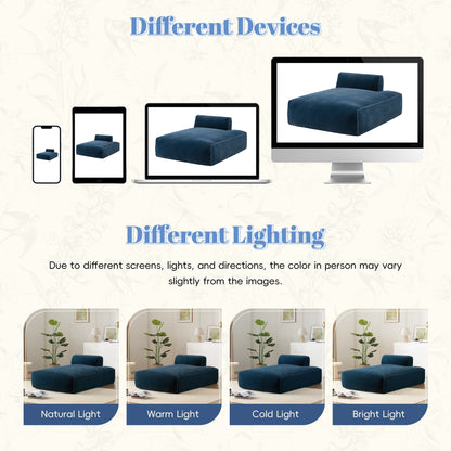Modular Sofa,Fully Compressed,Spacious Foam-Filled Sofa Bed For Living Room,Elderly/Baby - Friendly Design