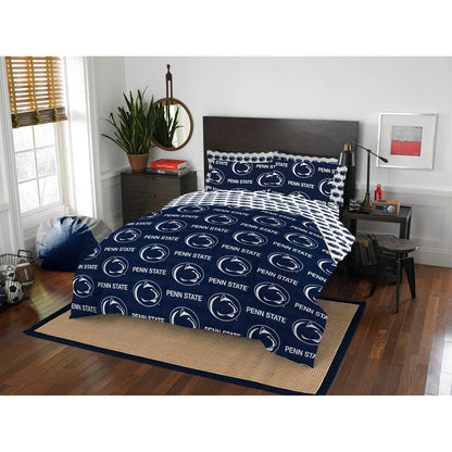 NCAA Rotary 7-piece Full Bed-in-a-Bag Set
