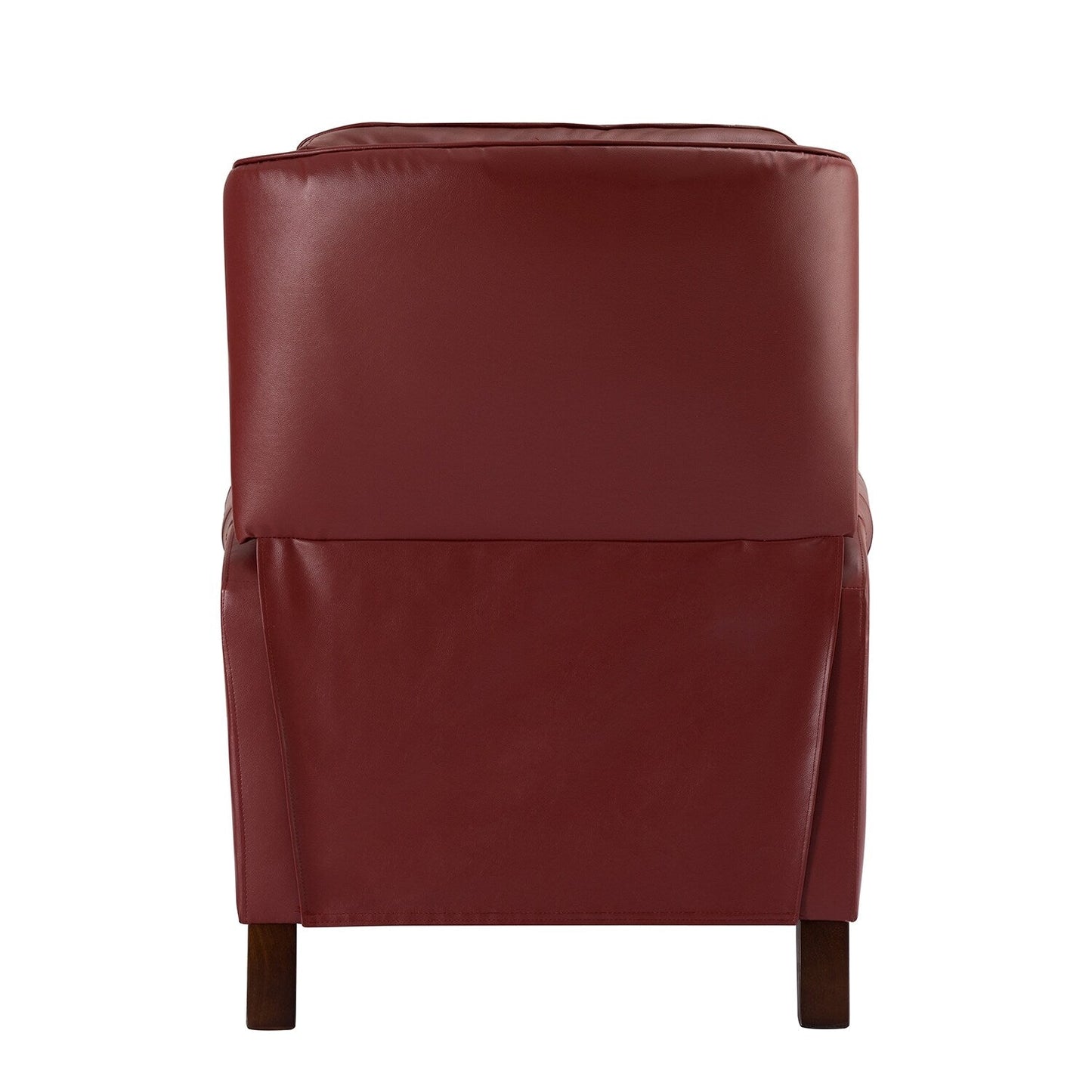 Nestor Mid Century Genuine Leather Recliner with Solid Wood Legs by HULALA HOME