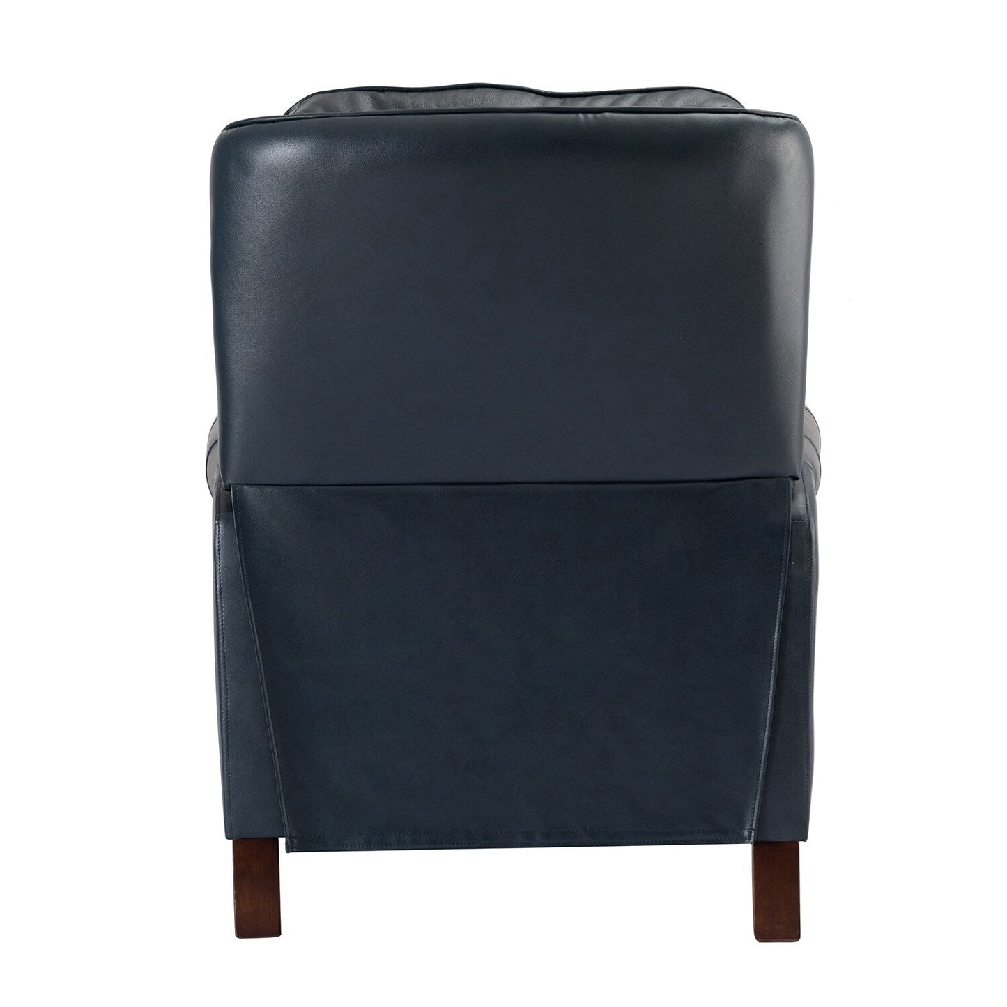 Nestor Mid Century Genuine Leather Recliner with Solid Wood Legs by HULALA HOME
