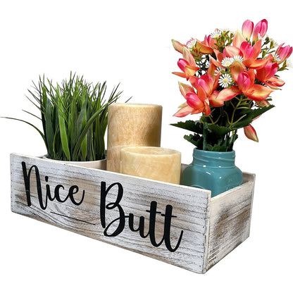 Nice Butt Bathroom Decor Box for Bathroom, Kitchen - 8'6 x 13'