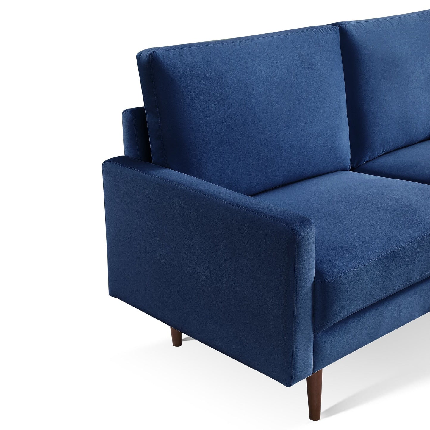 OS Home and Office Furniture 69 Inch Wide Upholstered Sofa with Square Arms