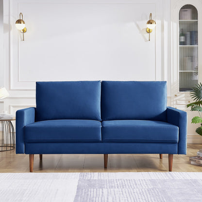 OS Home and Office Furniture 69 Inch Wide Upholstered Sofa with Square Arms