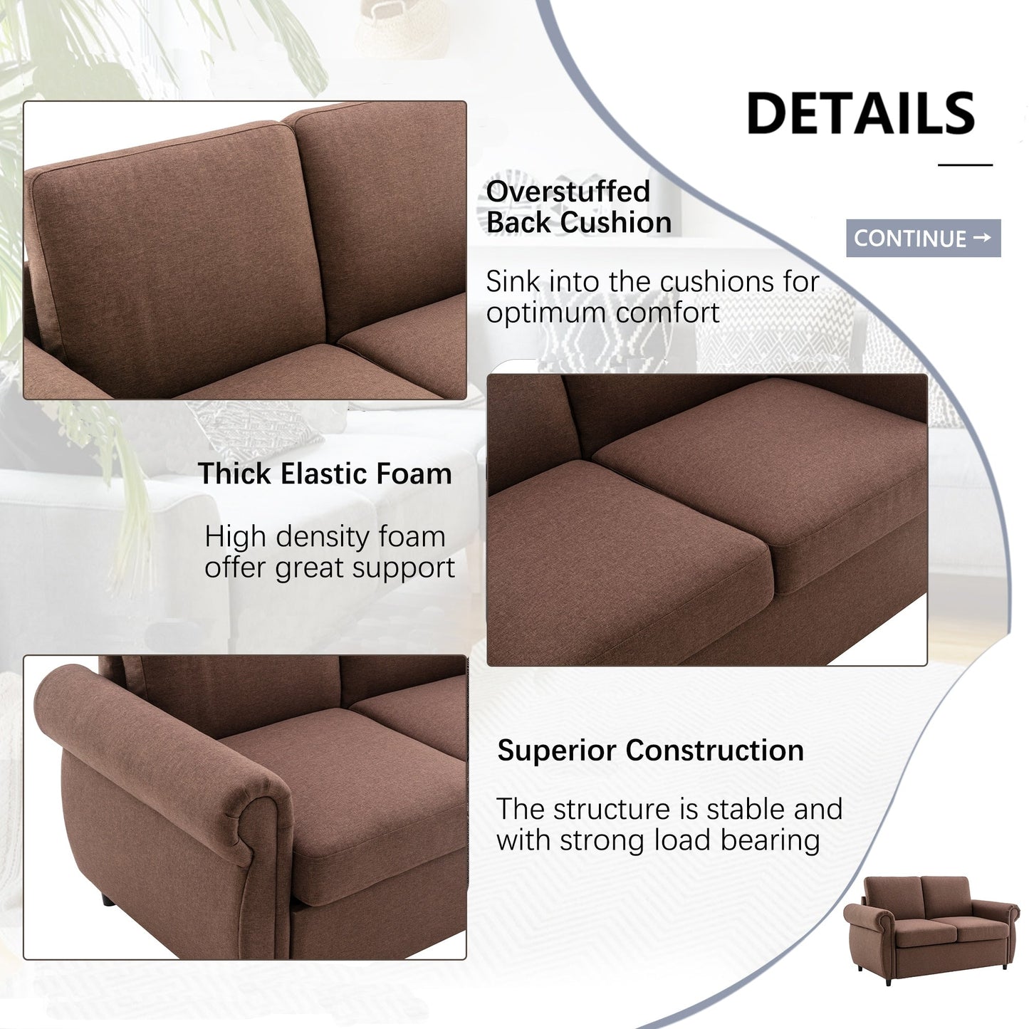 Orisfur Pull Out Sofa Bed