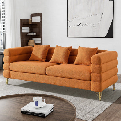 Ouyessir Mid Century Sofa Couch for Bedroom, Living Room, Lounges, Office, Apartment